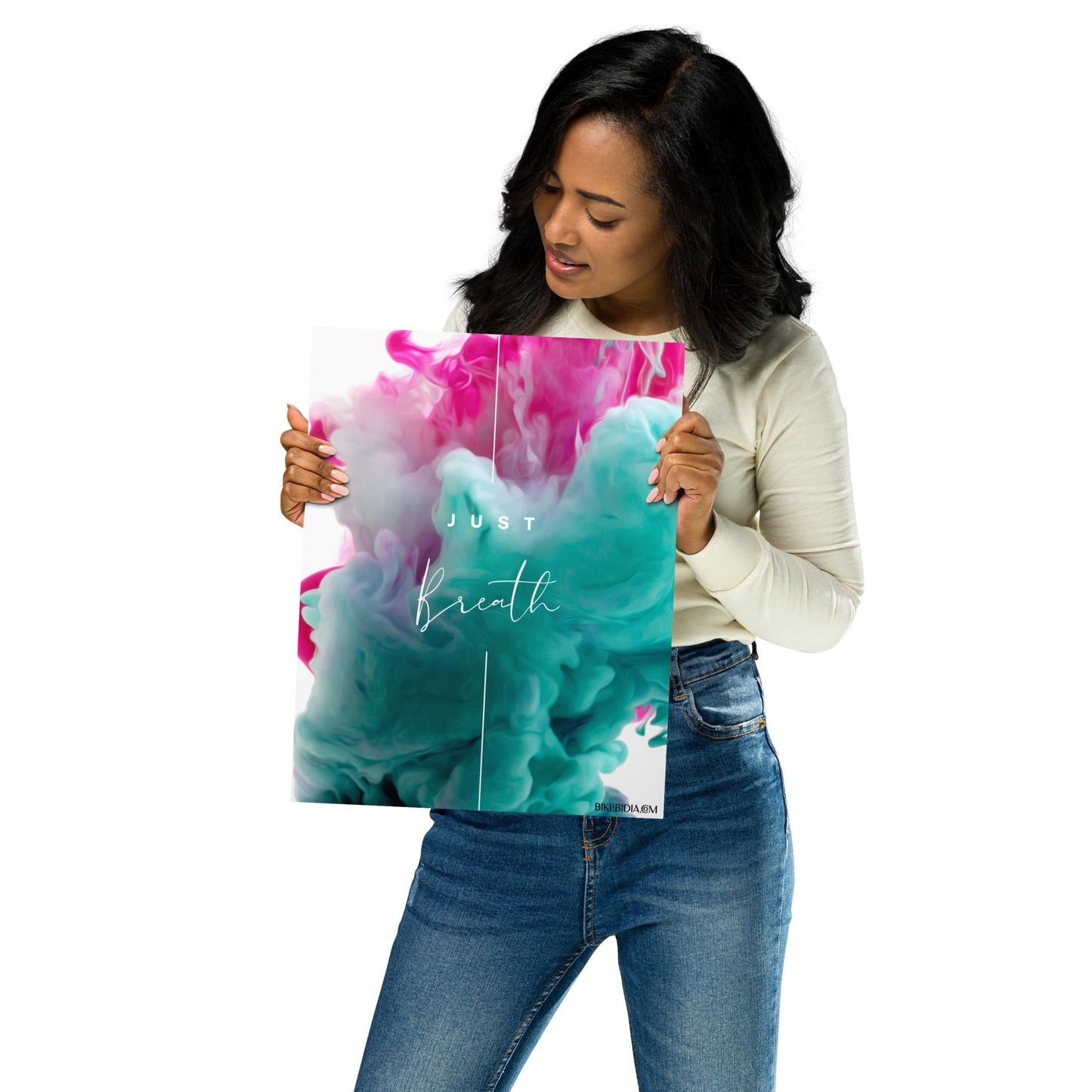 Just Breath Metal Prints