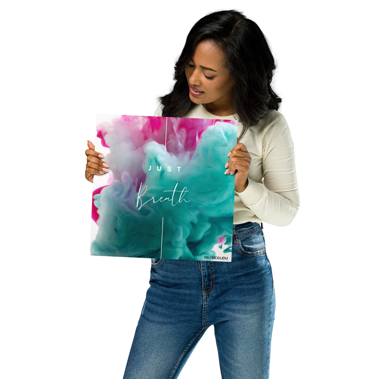 Just Breath Metal Prints
