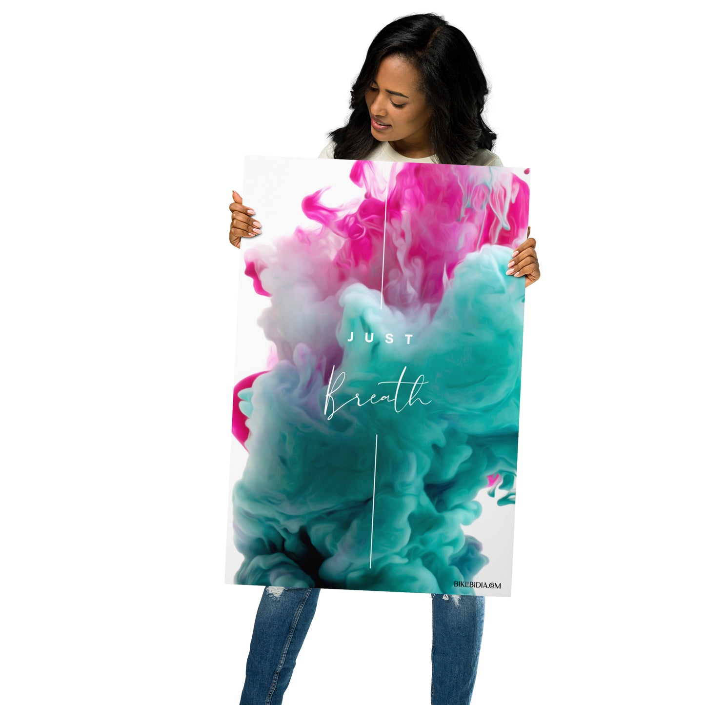 Just Breath Metal Prints