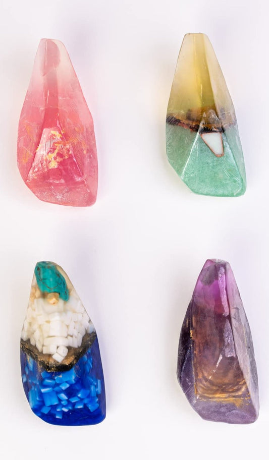 Crystal Soap Bars {Real Natural Crystals Inside} 1 Bar