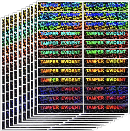 Tamper Evident Stickers {24 Sticker Sheet}