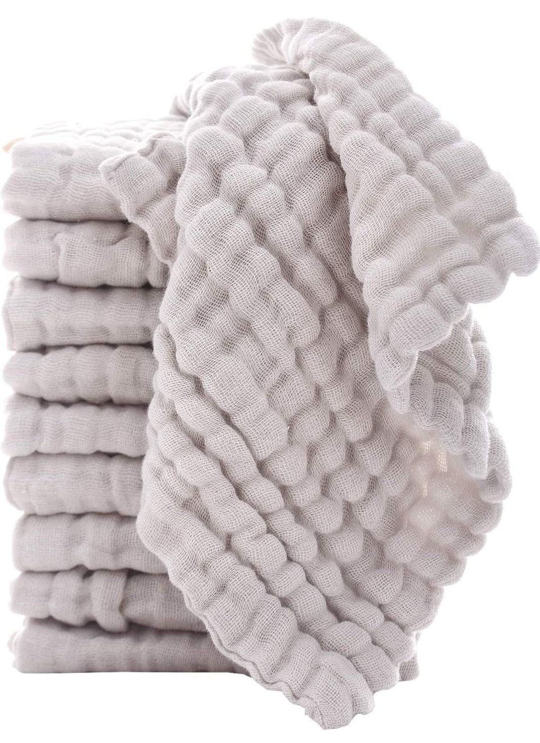 Natural Muslin Cotton Washcloth Towel