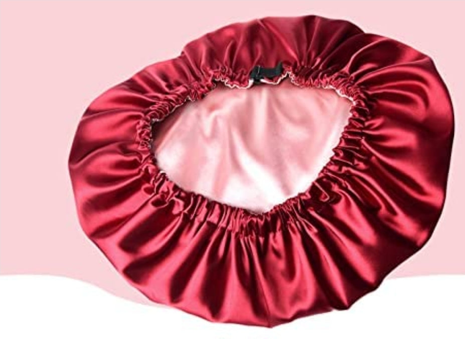 Satin Silk Bonnets + Hair Tie Set