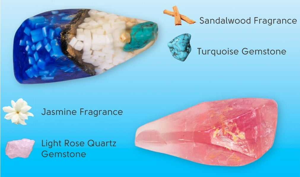 Crystal Soap Bars {Real Natural Crystals Inside} 1 Bar