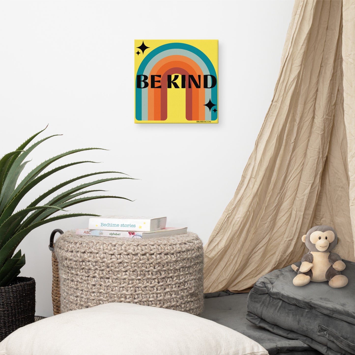 Home Canvas BE KIND Decor