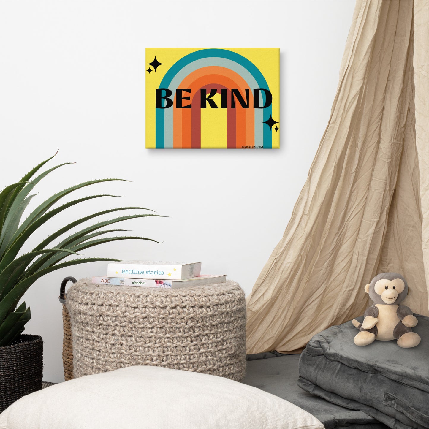 Home Canvas BE KIND Decor