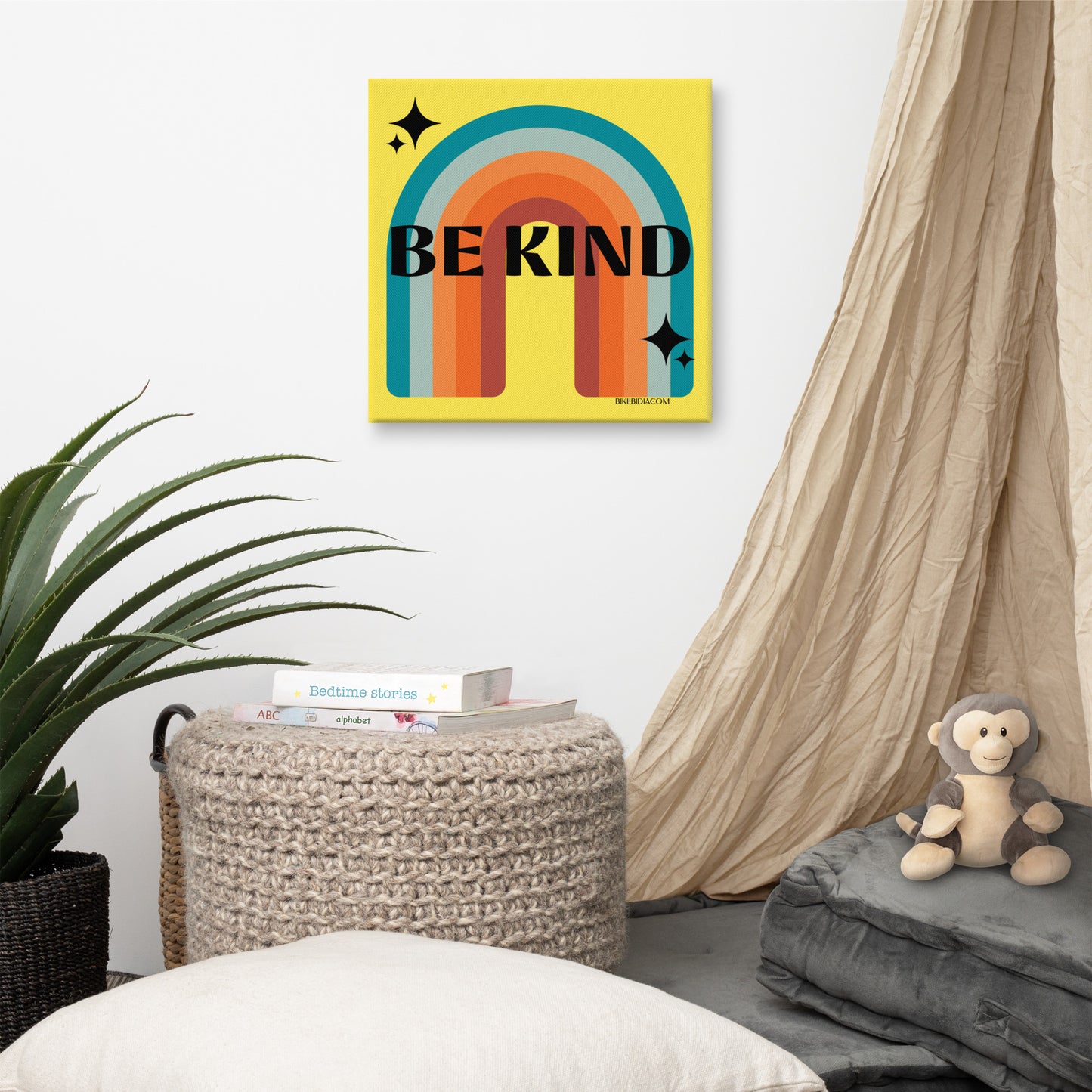 Home Canvas BE KIND Decor