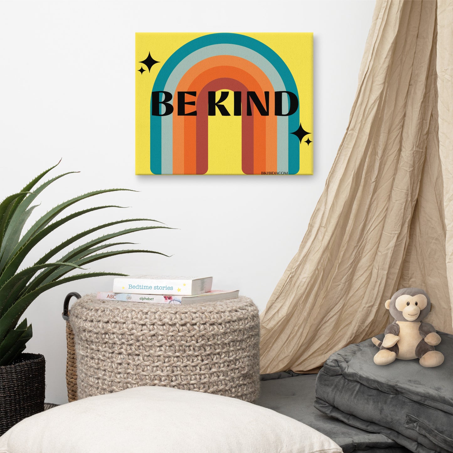 Home Canvas BE KIND Decor