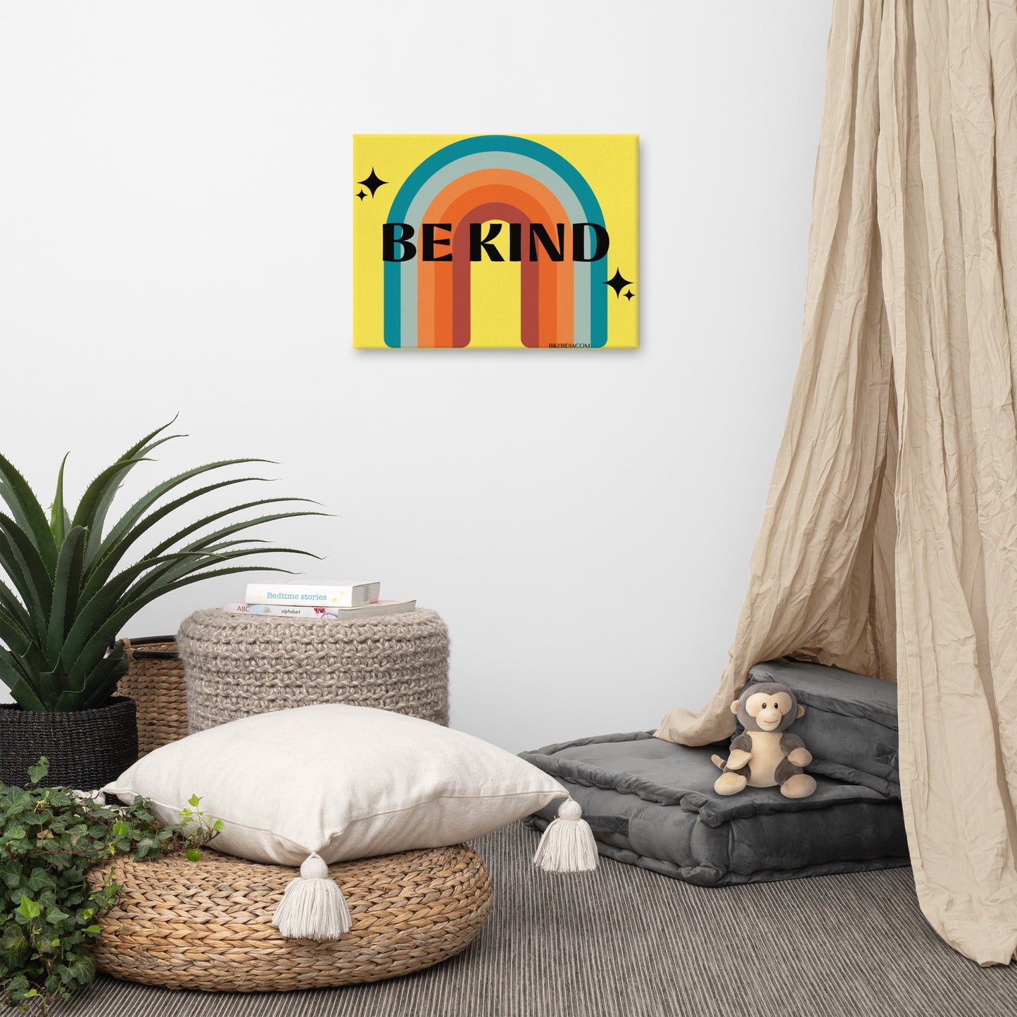 Home Canvas BE KIND Decor