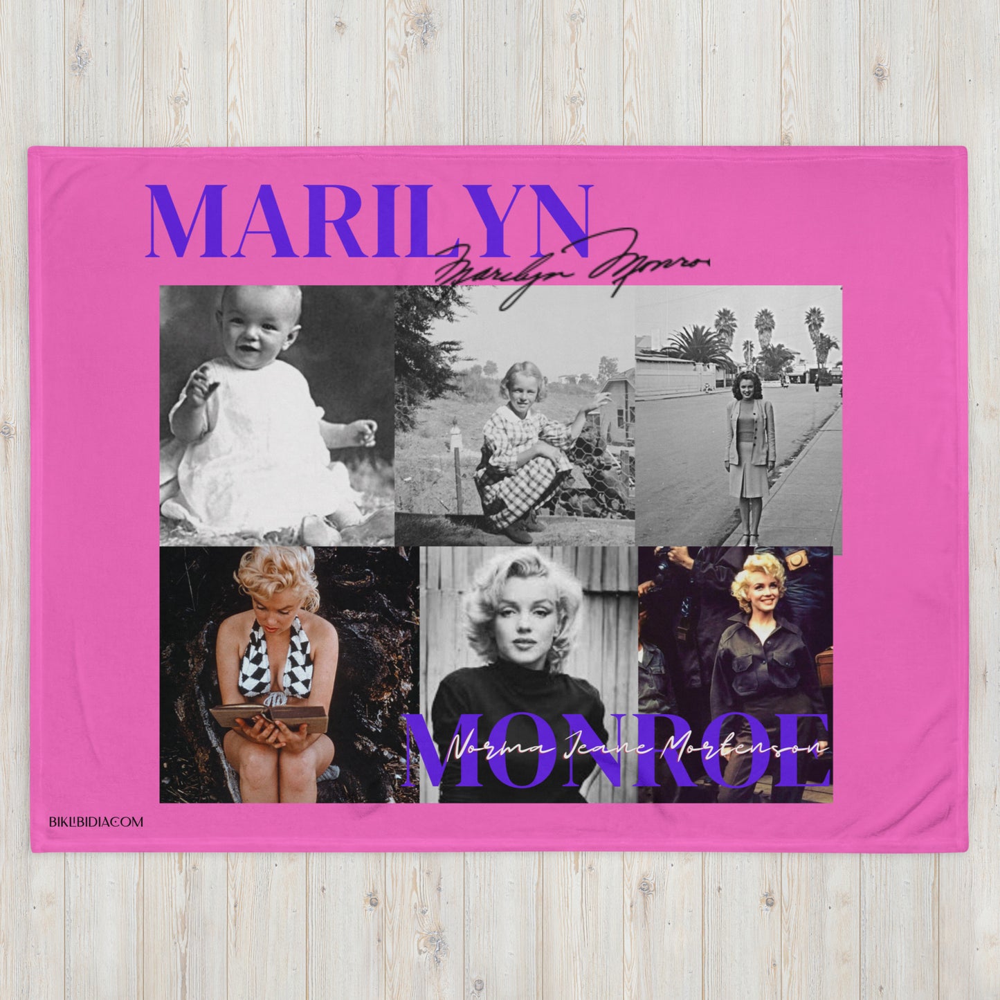 Marilyn Monroe Throw Blanket