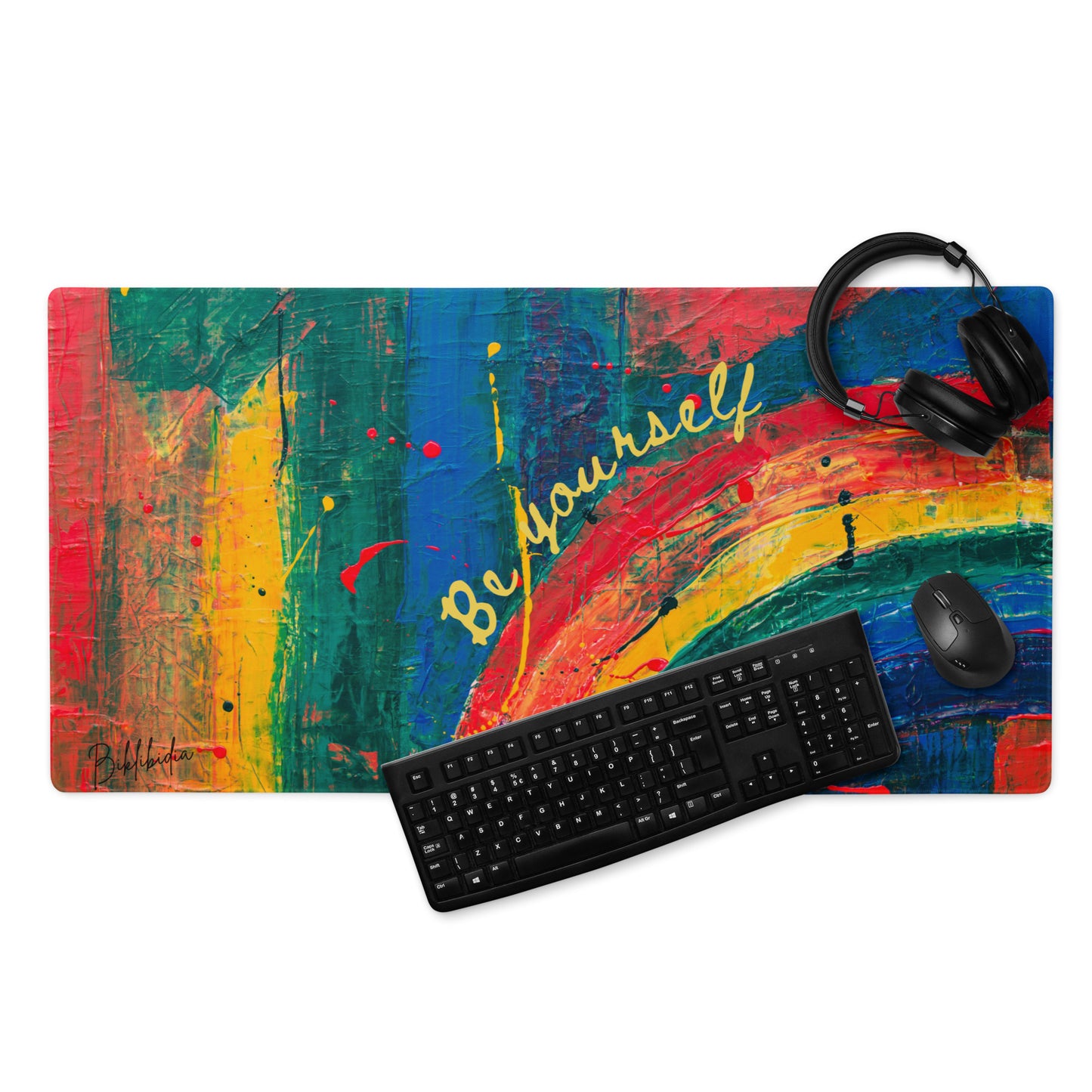 Be Yourself 36"x16" Desk Mouse Pad