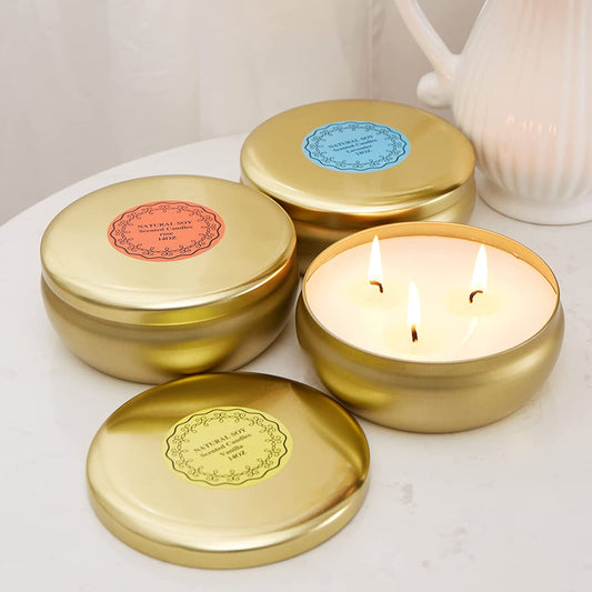 14oz Gold Candles