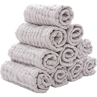 Natural Muslin Cotton Washcloth Towel